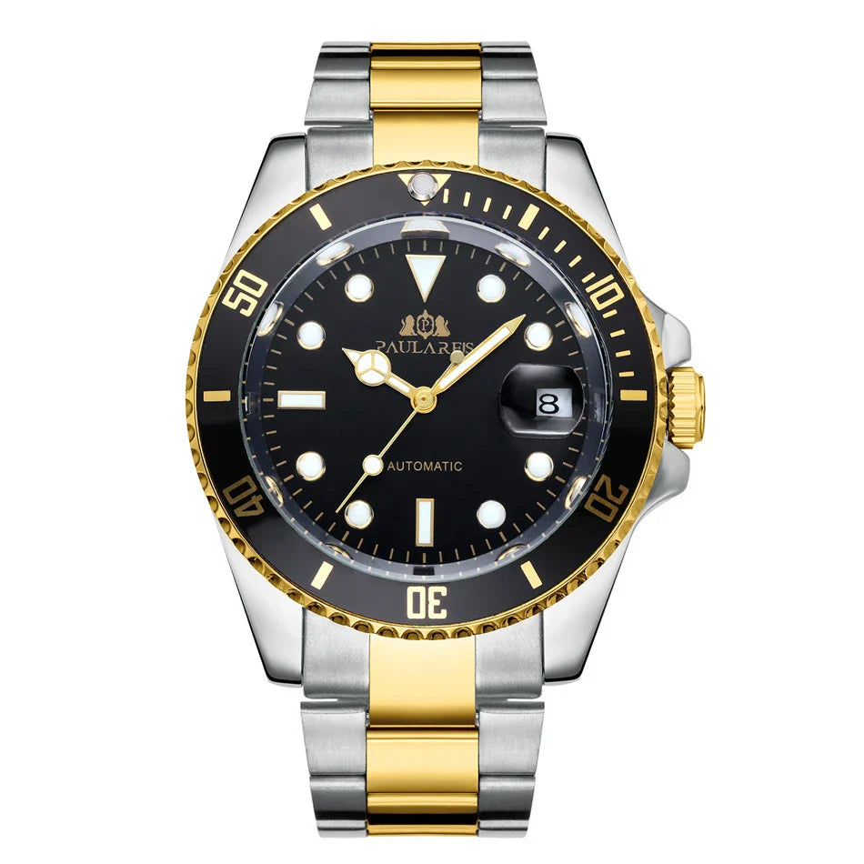 Fully Automatic Mechanical Watch with Luminous Display, Stylish Accessory for Active Kiwis