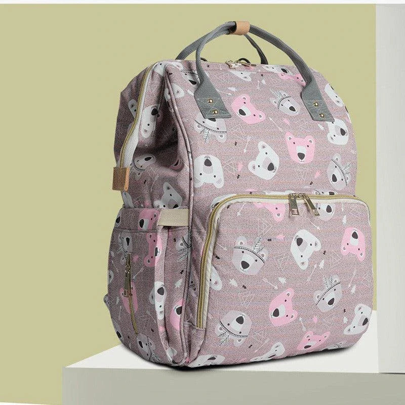 Versatile Mum Backpack with large capacity, durable polyester construction, and stylish Korean-inspired design for busy Kiwi families