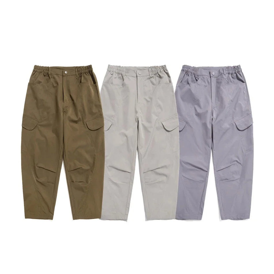 Stylish Kiwi Cargo Trousers made with premium chemical fiber blend for comfortable and durable everyday wear