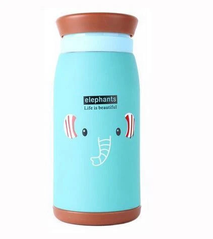 Stylish Kiwi-themed thermal mug with cartoon design and vacuum insulation for long-lasting temperature control