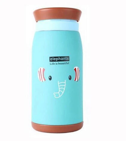 Stylish Kiwi-themed thermal mug with cartoon design and vacuum insulation for long-lasting temperature control