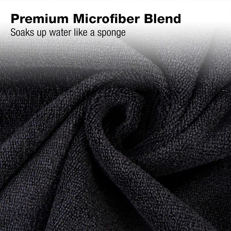 Supremely Absorbent Microfibre Salon Towels - Soft, Gentle, and Efficient Hair Drying Solution