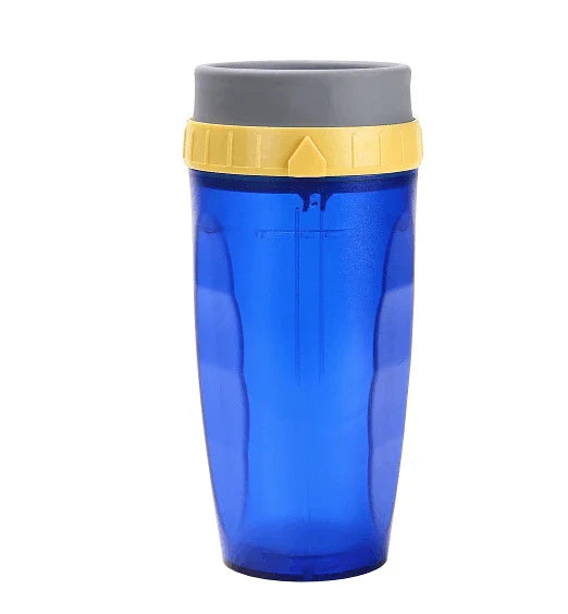 Twist-Top Insulated Drink Bottle with Silicone Membrane Seal and Straw Holder, Ideal for Active Kiwi Lifestyles