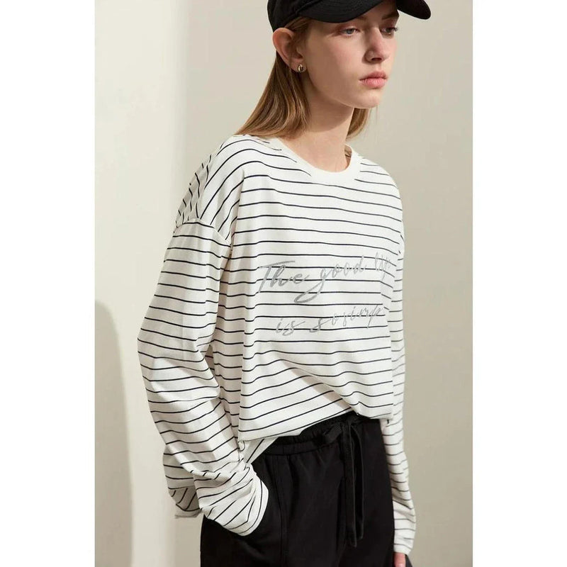 Shopprimex NZ Stylish Kiwi Casual: Our Essential Striped Cotton Tee