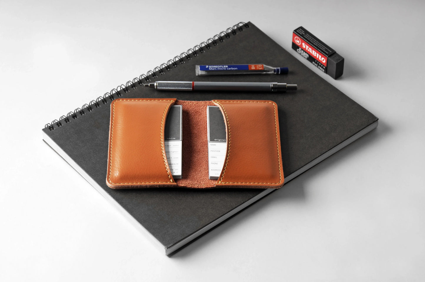 Premium leather card organiser with multiple card slots, compact and stylish design for the modern Kiwi lifestyle