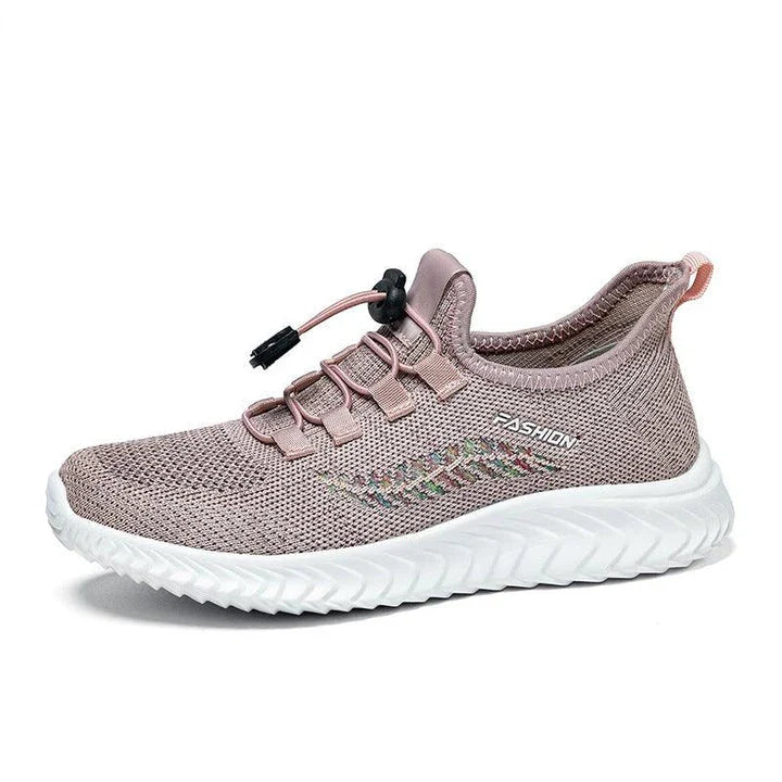 Lightweight, breathable mesh shoes in various colours, perfect for active Kiwi mums