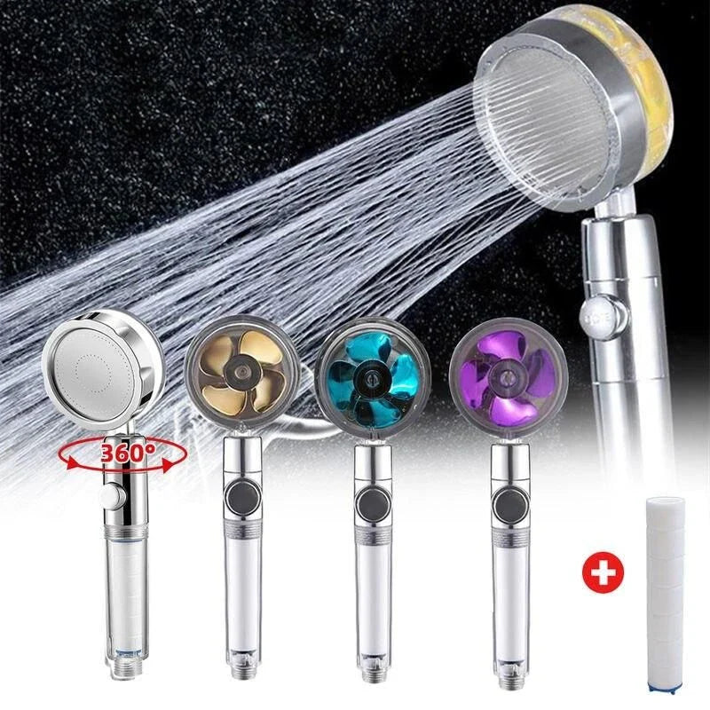 Shopprimex NZ 360° Rotating High-Pressure Water-Saving Shower Head - Perfect for Low Water Pressure