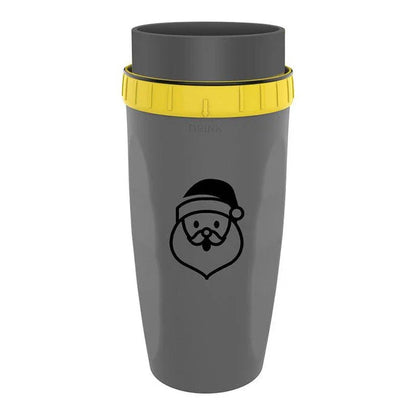 Twist-Top Insulated Drink Bottle with Silicone Membrane Seal and Straw Holder, Ideal for Active Kiwi Lifestyles