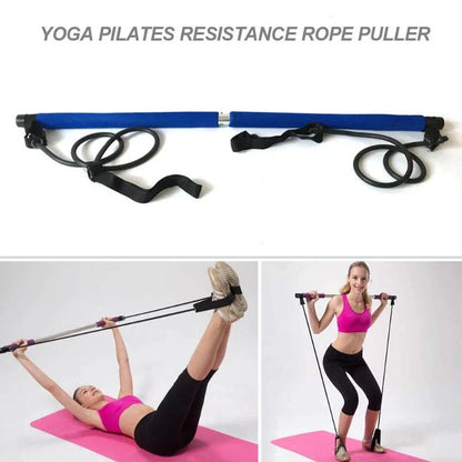 Versatile Fitness Bar for Chest, Arms, and Yoga - Durable Steel Construction with Comfortable TPE Grip, Made in New Zealand