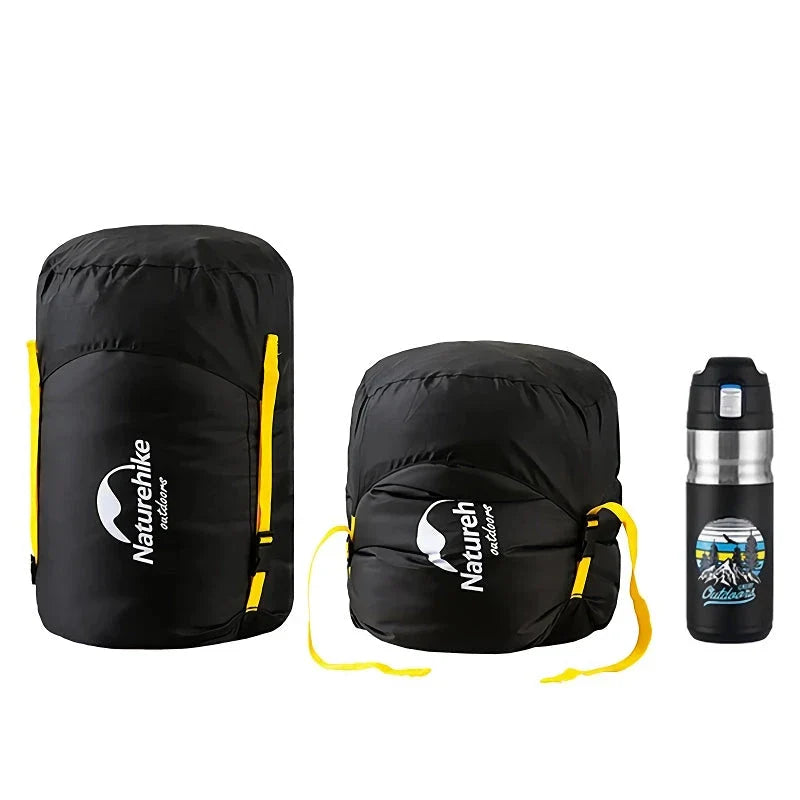 Multifunctional compression storage sack for sleeping bags and outdoor gear, ideal for Kiwi camping and hiking adventures