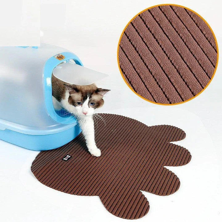 A high-quality, durable cat litter mat with a non-slip backing to keep litter contained and floors clean.