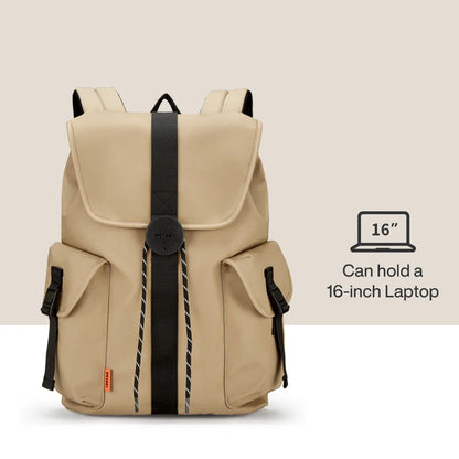 16-inch Versatile Laptop Backpack with Water-Repellent Fabric, Padded Laptop Compartment, and Spacious 16L Capacity