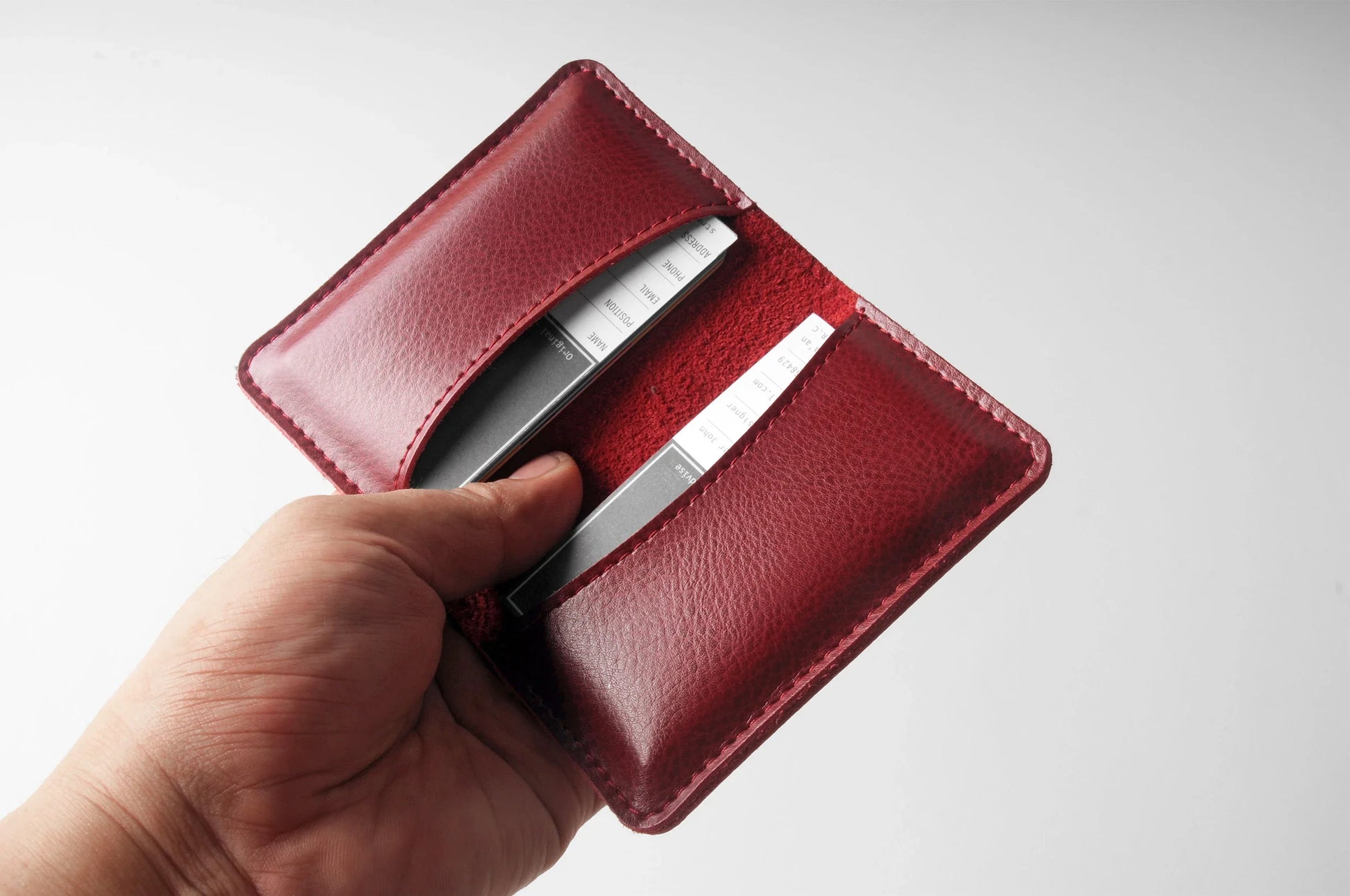 Premium leather card organiser with multiple card slots, compact and stylish design for the modern Kiwi lifestyle