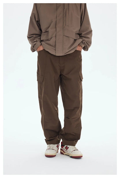 Stylish Kiwi Cargo Trousers made with premium chemical fiber blend for comfortable and durable everyday wear