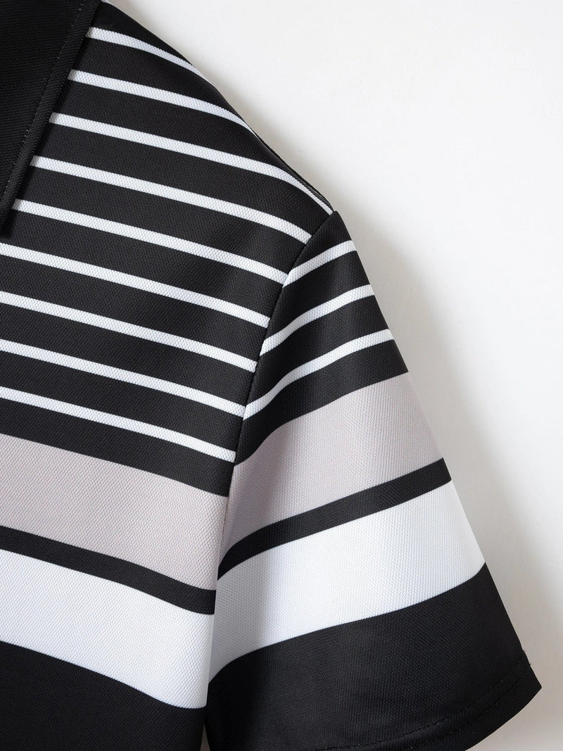 Shopprimex NZ Versatile Striped T-shirt - A Kiwi Casual Classic