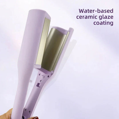 32mm Ion-Powered Ceramic Curling Iron with Negative Ion Technology for Frizz Control, Fast Heating, and Dual Voltage Versatility