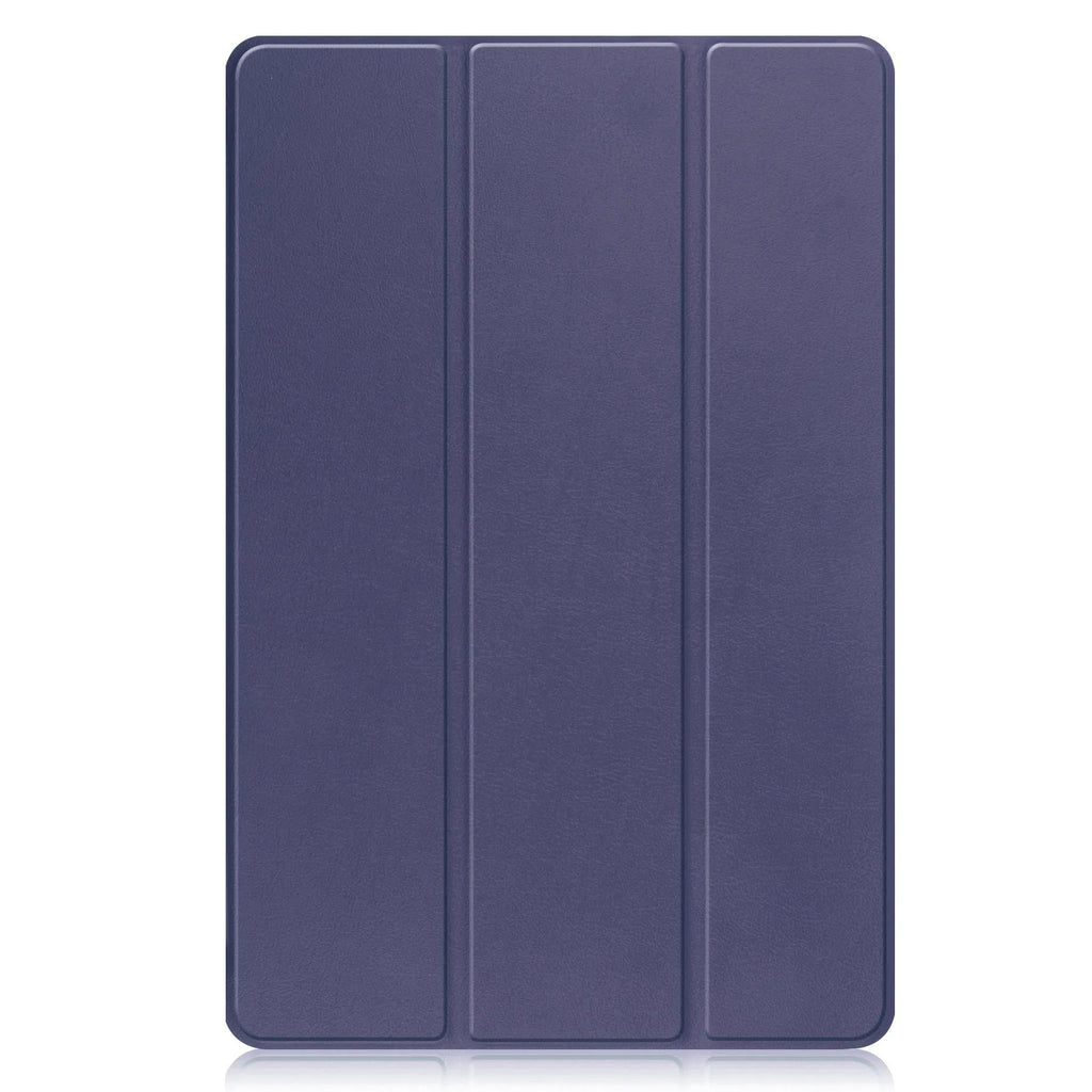 Ultra-thin black tri-fold protective case for Xiaomi Pad 5 Pro 12.4 with auto wake function