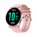 Smart watch with heart rate and blood pressure monitoring on wrist