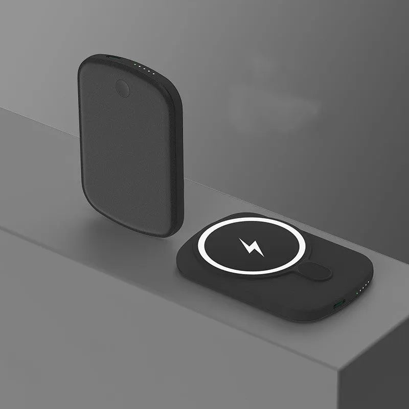 Magsafe magnetic wireless power bank in multiple colours with capacity options