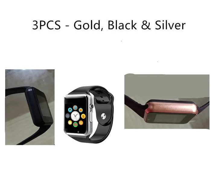 A1 smart watch with 1.54-inch screen and camera for Android with GSM SIM support
