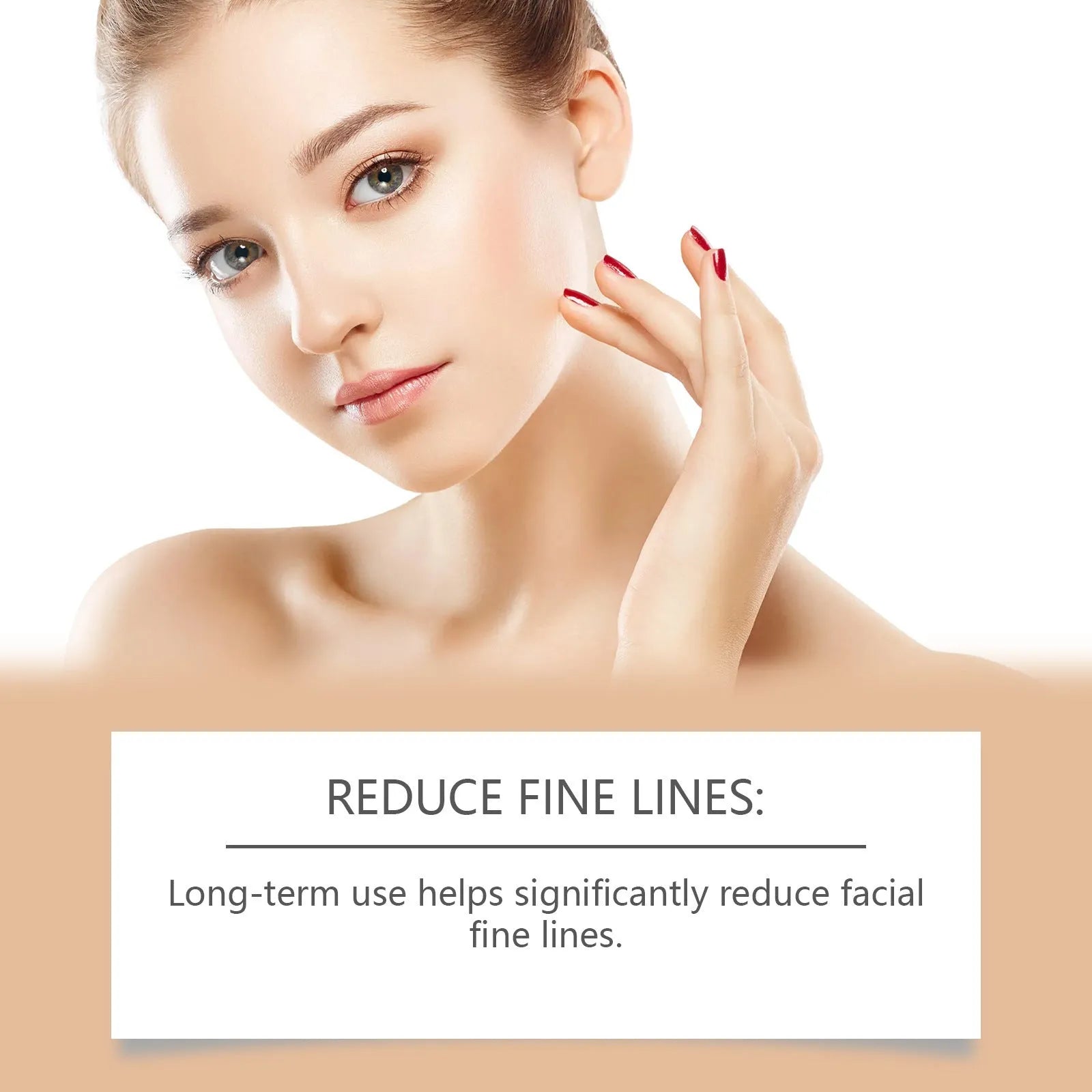 30ml bottle of clear anti-aging serum with hyaluronic acid and bee venom formula