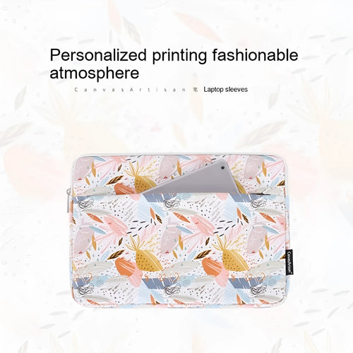 White PU leather waterproof laptop inner sleeve for 14 inch laptops