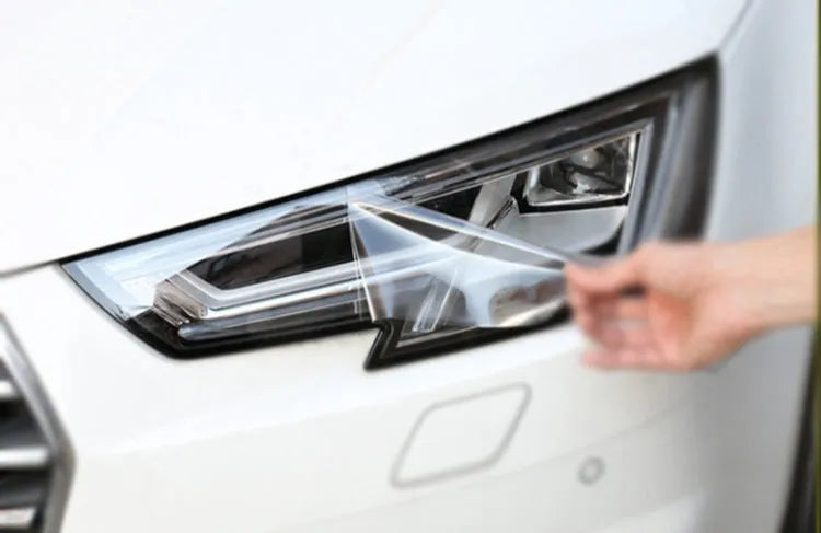 30cm wide car lamp protective film roll in choice of colours for large LED lampshade protection