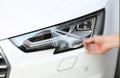 30cm wide car lamp protective film roll in choice of colours for large LED lampshade protection