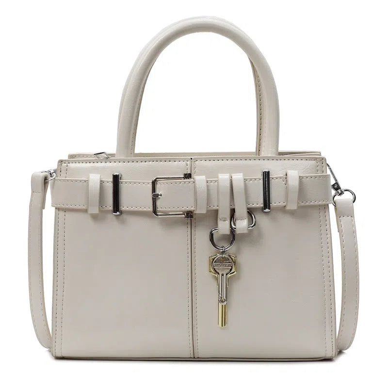 Women's large-capacity crossbody bag in PU, horizontal rectangle shape, 23x9x17cm, available in seven colours
