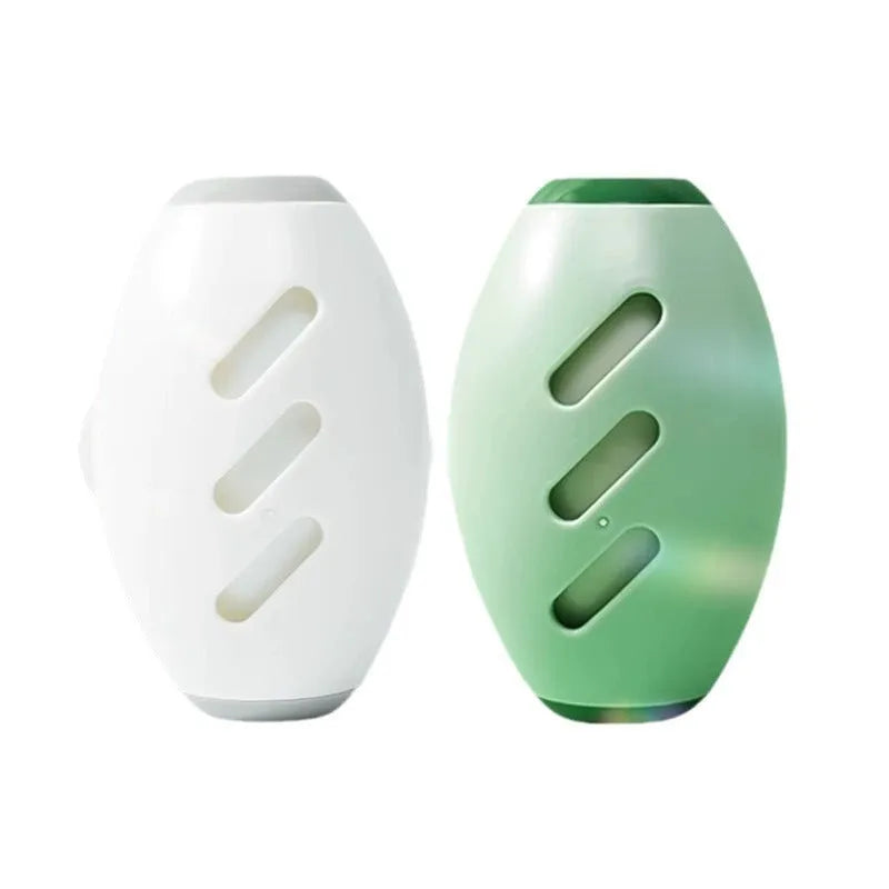 Washable hair collector roller in green or white, plastic sticky hair remover for home use