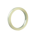 Jade round bar bracelet with winding design showing six sizing options