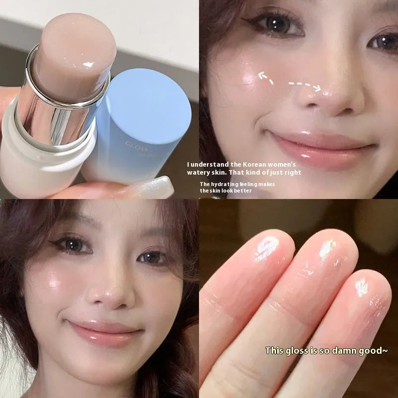 Fake Plain Face Water Light Highlighter pot in 6g size, shown in natural colour.