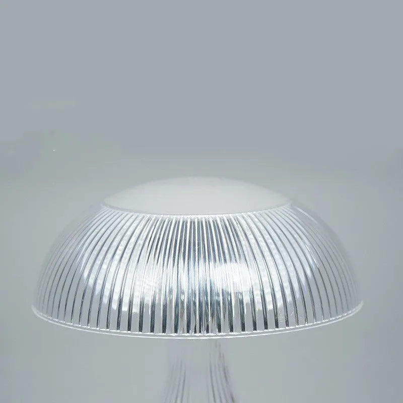 White acrylic USB rechargeable night lamp with touch control and three colour settings