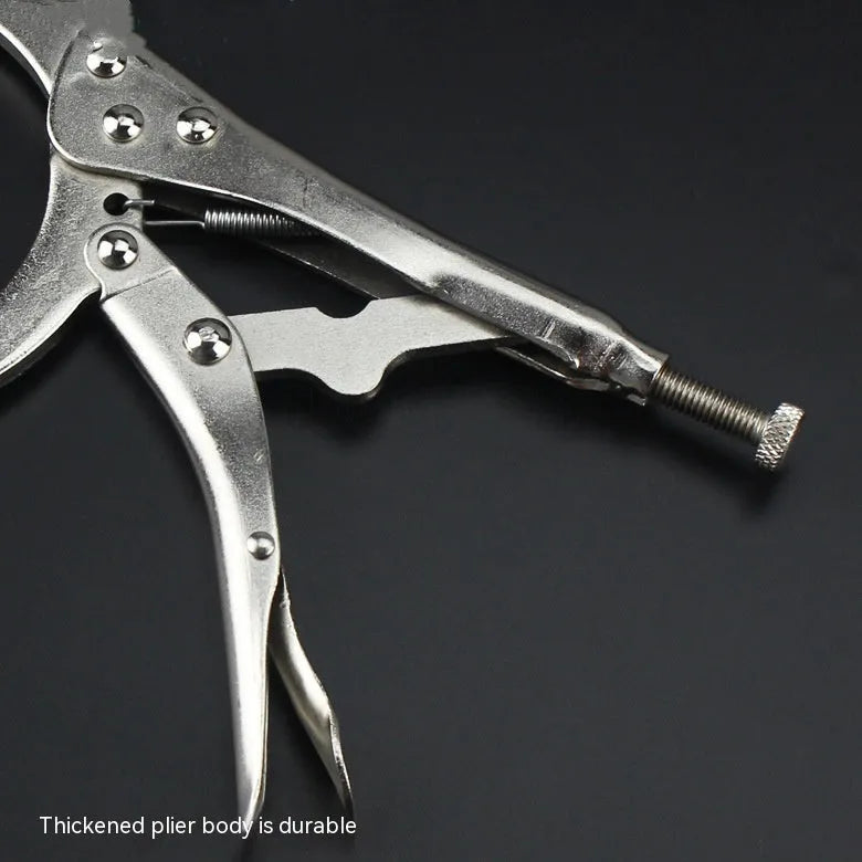 Adjustable clamp oil filter wrench with 50-110mm range on a workshop bench