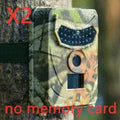JPEG Trail Wildlife Camera 20MP with camouflage finish, wide-angle lens, and infrared LEDs for outdoor night vision monitoring