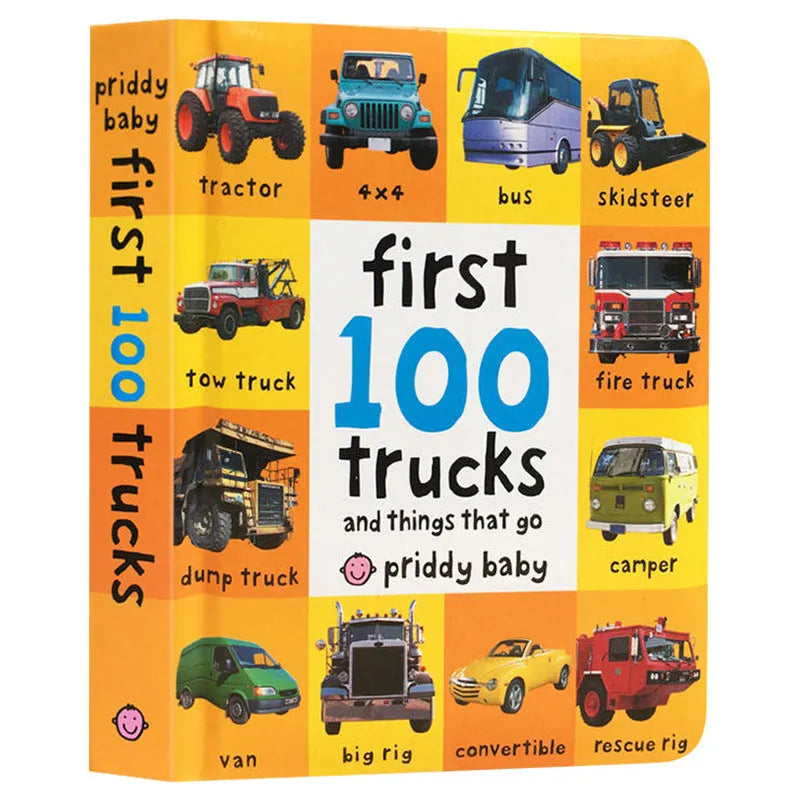 English original hardcover cardboard book for children with durable paper construction