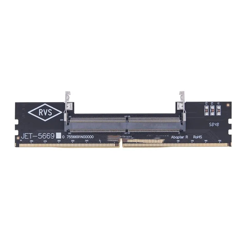 DDR4 laptop to desktop memory adapter card with electrostatic protective bag for safe component transfer
