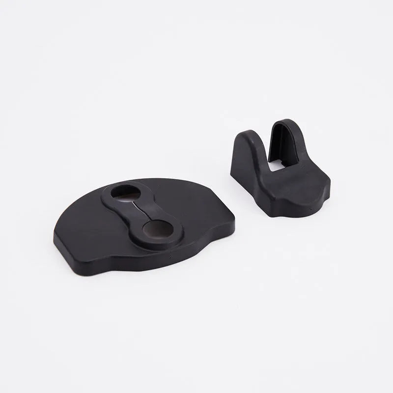 White ABS door lock protection cover set with limiter shells for home security fitting