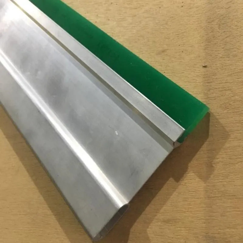 Green aluminium alloy squeegee with 50cm metal blade for window cleaning