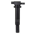 Black Hyundai ignition coil with part number 27301-3E400 DQ9101E for 4-cylinder engines.