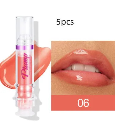 Tube of Rich Lip Color liquid lipstick in a shiny finish, shown in one of six available shades.