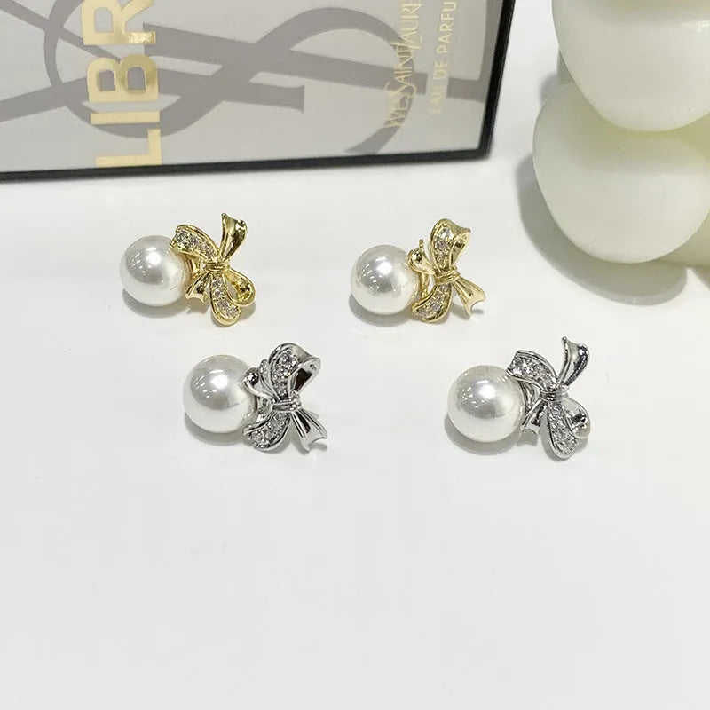 Silver Needle premium small fragrance French ear nails in gold and silvery finishes for ear piercing