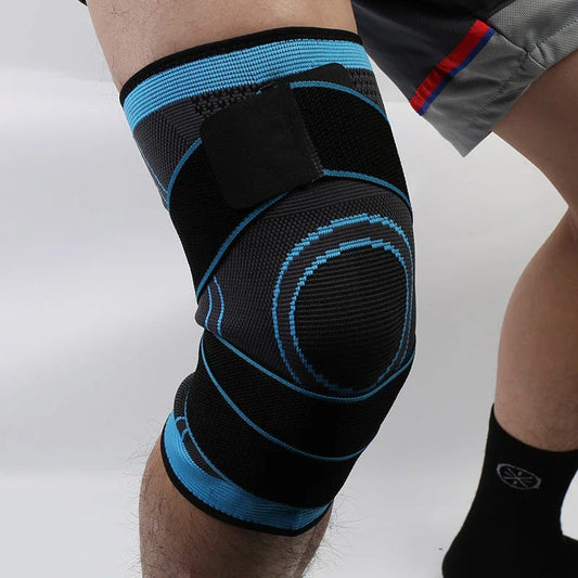 Premium sports knee pads with adjustable straps, breathable fabric, and sturdy construction for injury prevention and high-performance athletics