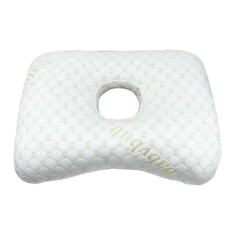 Beauty salon single hole ear pillow in New Chinese style with a detachable cover.