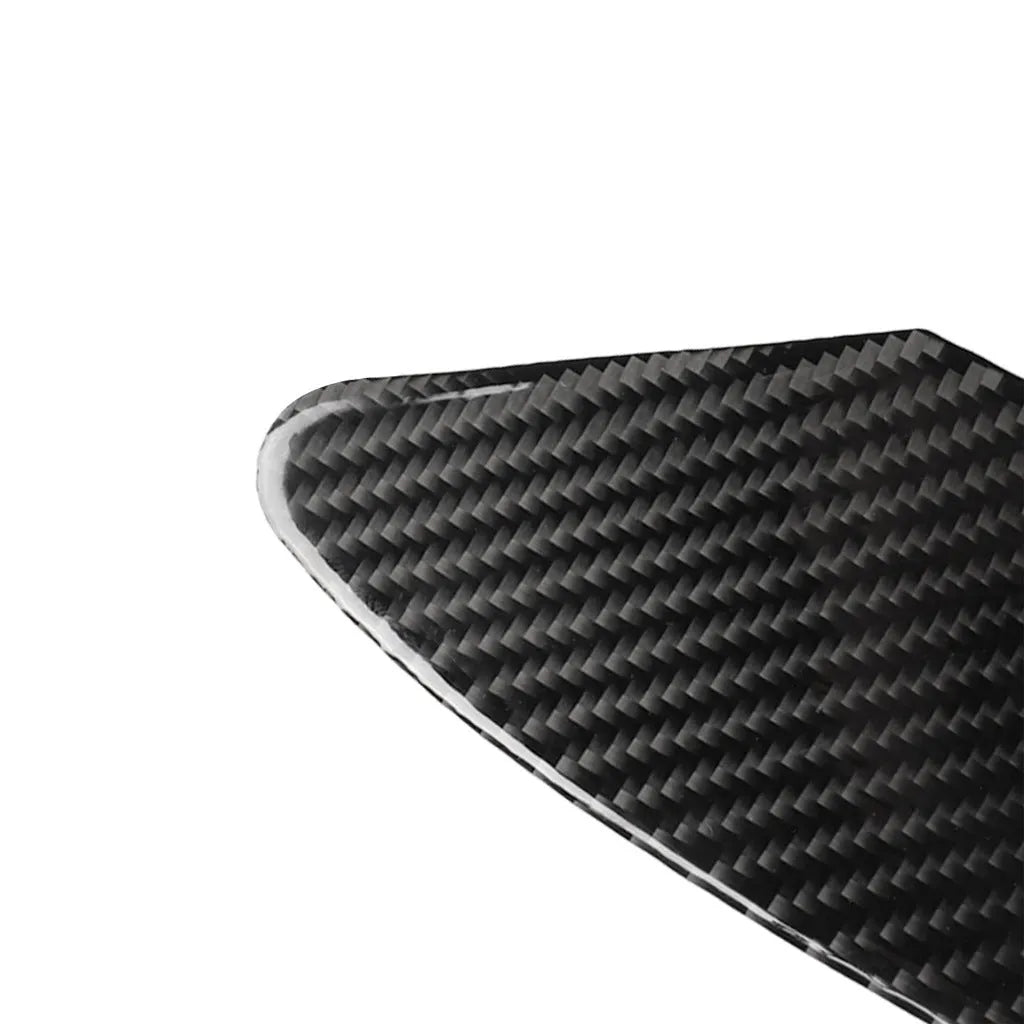 Carbon fibre textured decorative sticker for USB charging port panel with 3M adhesive backing