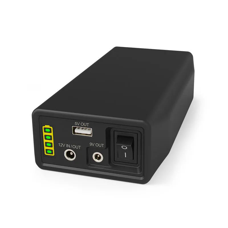 LF4100 portable lithium iron phosphate battery pack with charger and cables, dimensions 168x89.2x43mm
