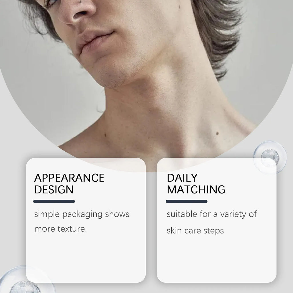 50g jar of men's neck stretch cream with collagen and retinol