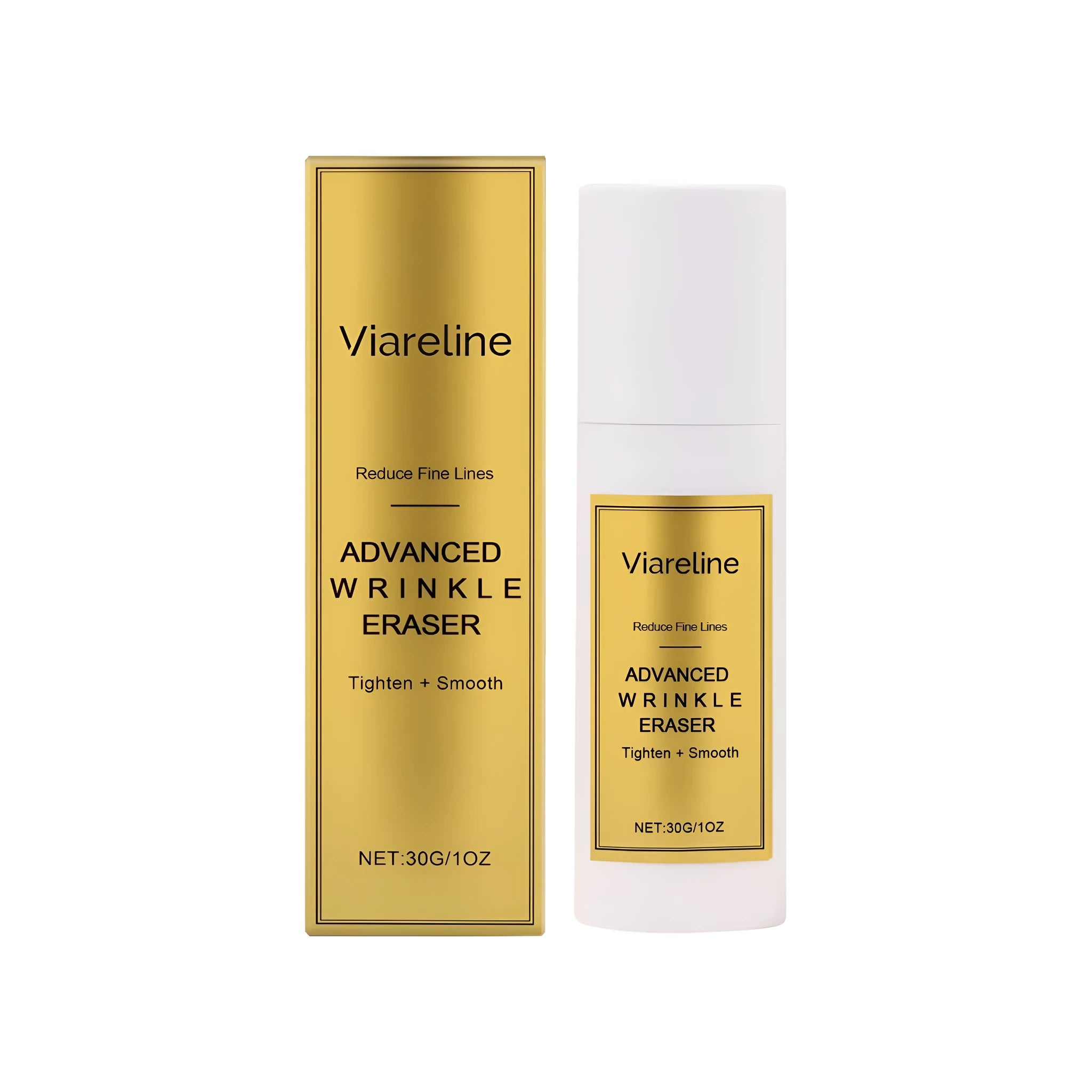 30g jar of advanced wrinkle eraser cream with hyaluronic acid and collagen.