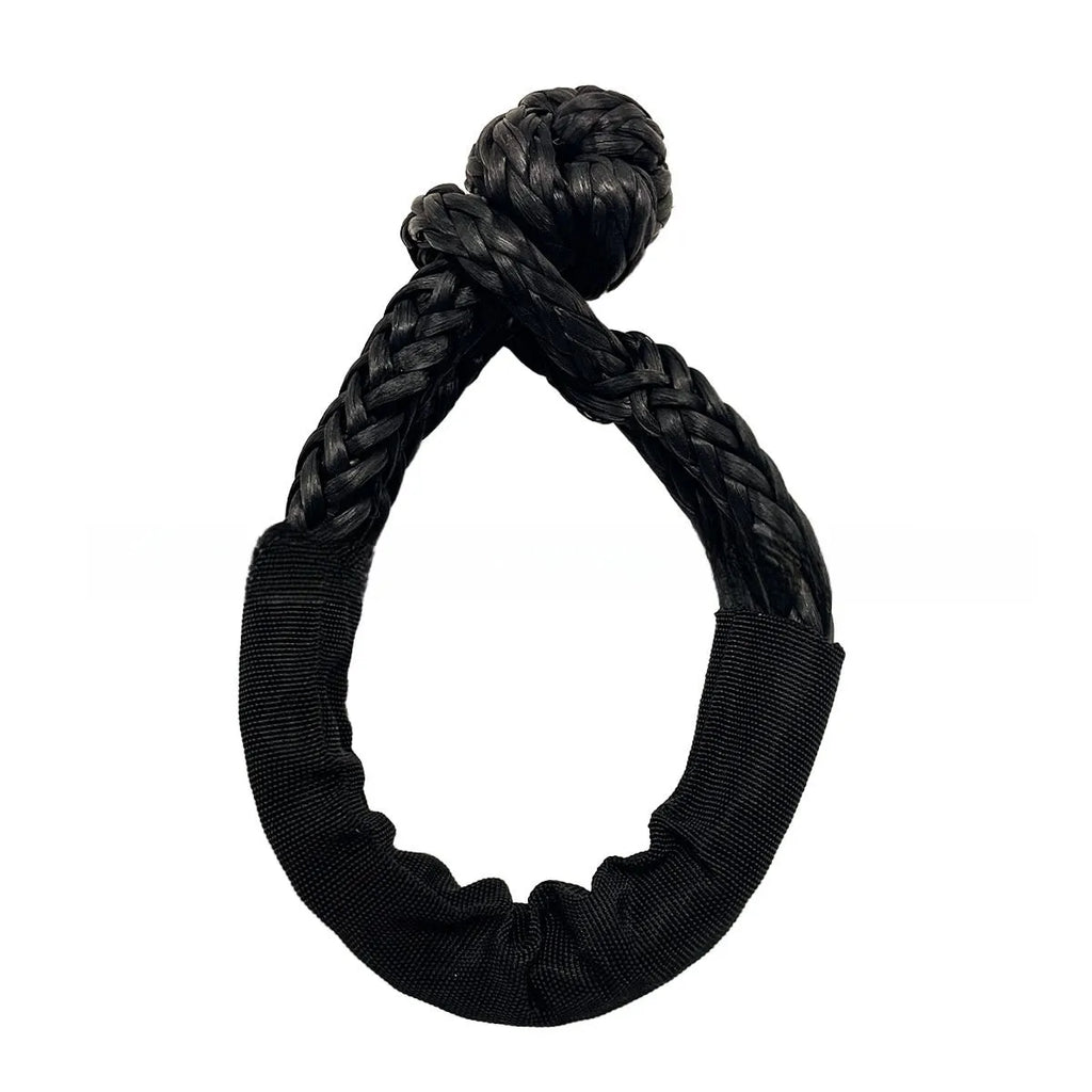 Polymer soft shackle trailer rope in various colours with 12mm diameter and 17-tonne load capacity