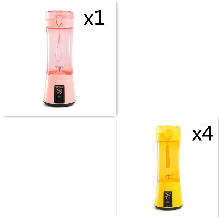 Portable USB Rechargeable Fruit Smoothie Blender with Cordless Design and Powerful Blending Capabilities